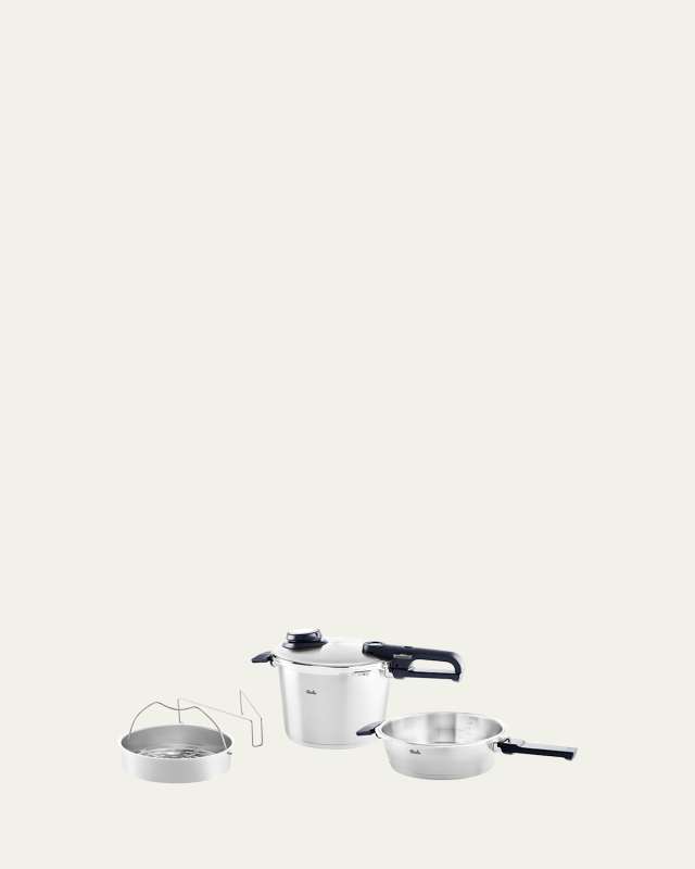 Vitavit Premium 6.3 qt. Pressure Cooker and 2.6 qt. Pressure Skillet Set